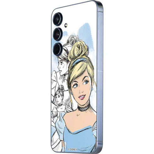 Disney Princess Cinderella Sketch Galaxy A35 5G Skin